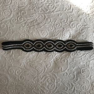 beaded elastic belt